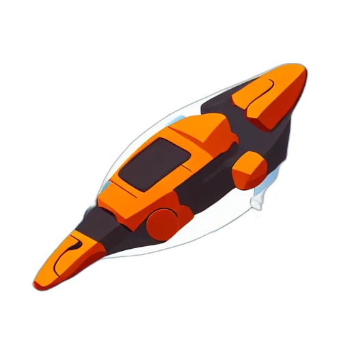 weapon, car, concept art, 3d render transparent PNG cut-out