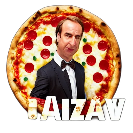 food, saul, goodman, pizza transparent PNG cut-out