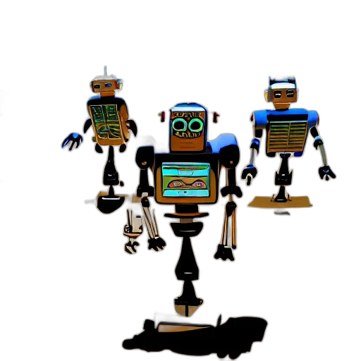 robot, staff, animal, creature transparent PNG cut-out