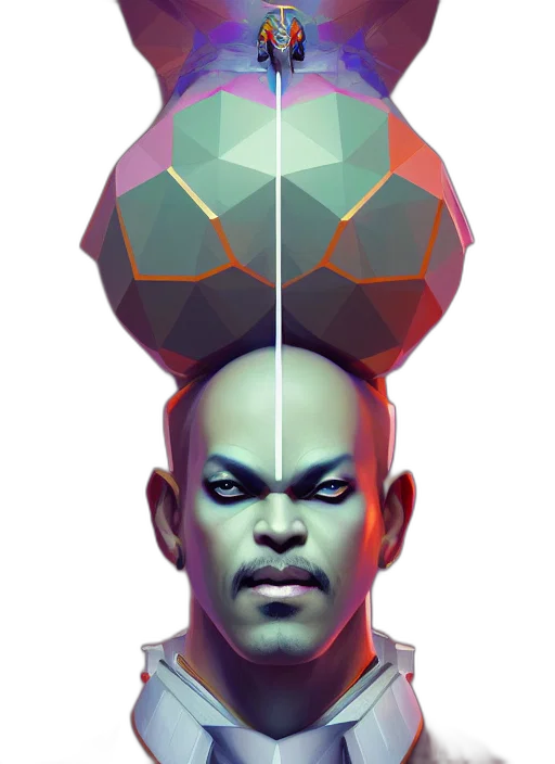hat, face, umbrella, crown, concept art, cyberpunk, 3d render, fantasy art transparent PNG cut-out