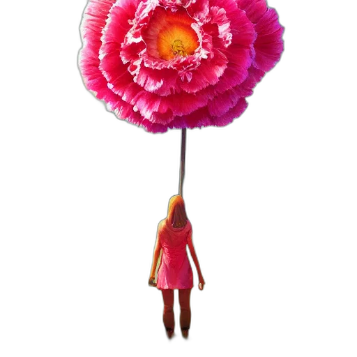 flower, staff, umbrella, jewelry transparent PNG cut-out