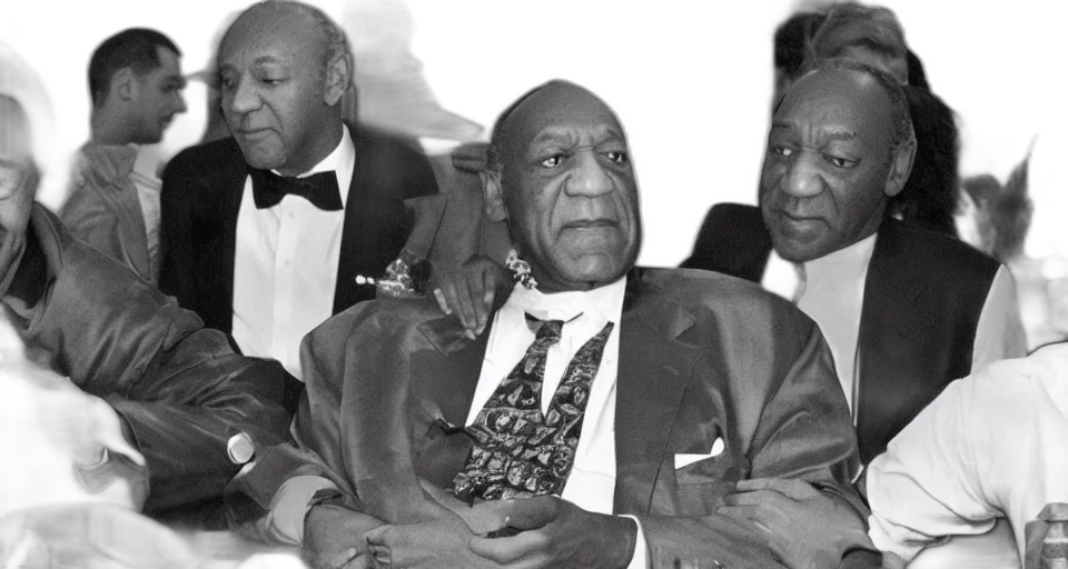 bill, cosby, kevin, spacey, listening, record transparent PNG cut-out