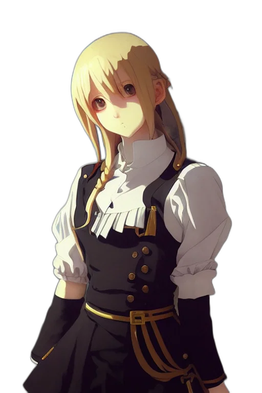 staff, dress, jacket, crown transparent PNG cut-out