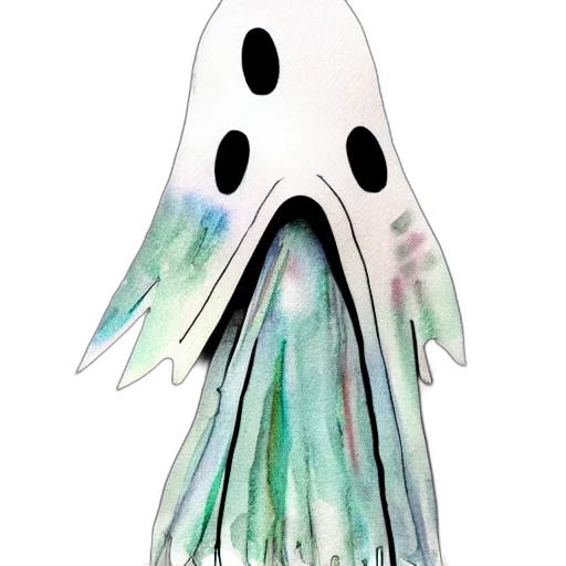 mask, creature, dress, face, watercolor, concept art, fantasy art, 3d render transparent PNG cut-out