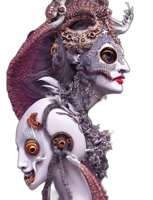 mask, face, jewelry, crown transparent PNG cut-out