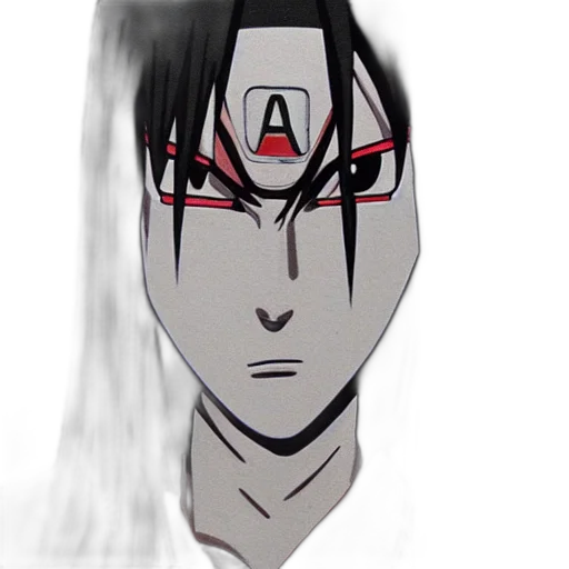 face, mask, creature, anime, cartoon, concept art, comic book art, itachi transparent PNG cut-out