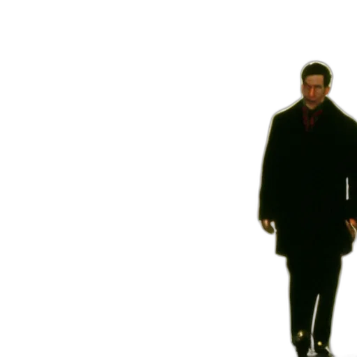 jacket, staff, robot, concept art, 3d render, vaporwave, photorealistic, fog transparent PNG cut-out