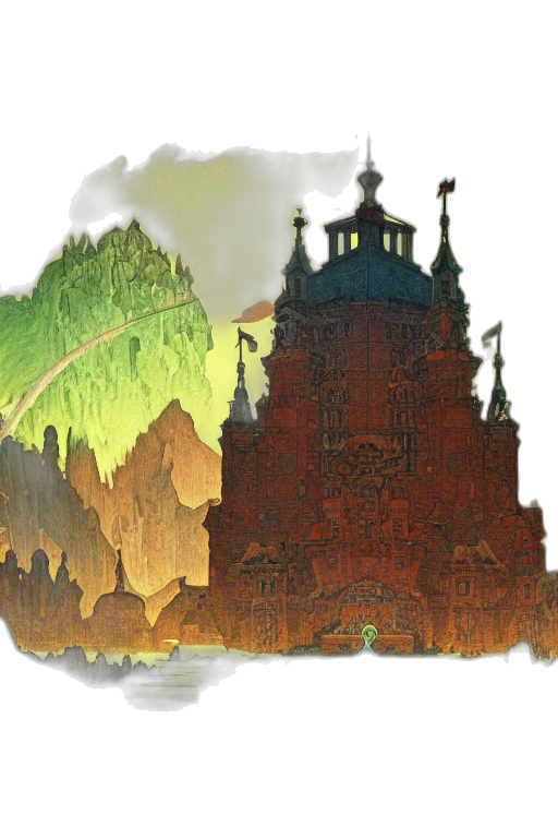 building, concept art, fantasy art, pixel art transparent PNG cut-out