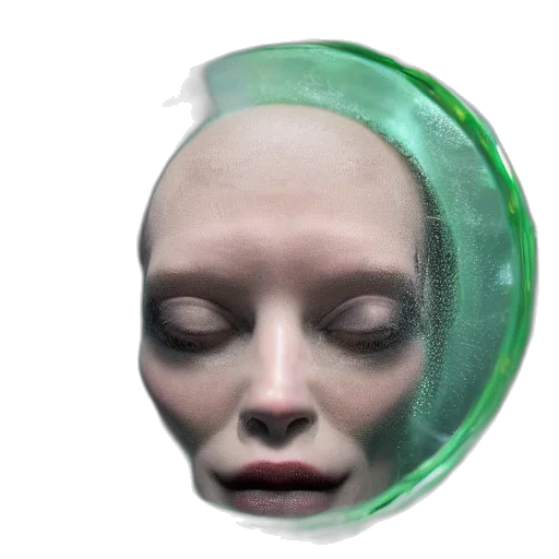 mask, face, hair, creature transparent PNG cut-out