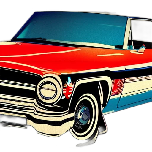 car, photorealistic, 3d render, concept art transparent PNG cut-out