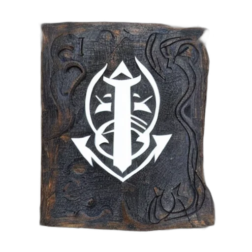 sword, shield, carved, glowing transparent PNG cut-out