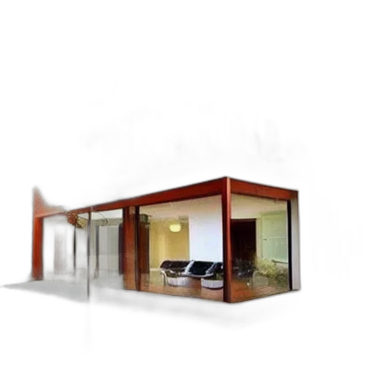 furniture, building, 3d render, photorealistic transparent PNG cut-out