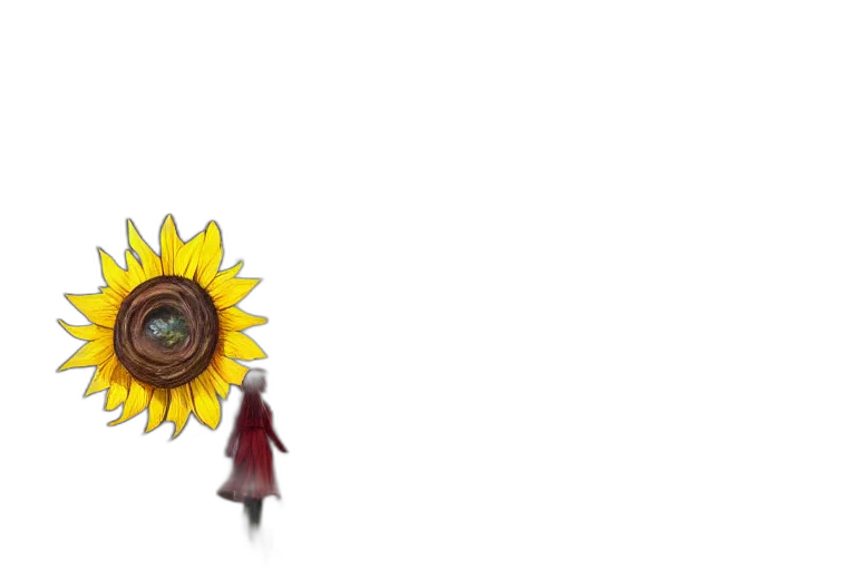 flower, crown, weapon, staff transparent PNG cut-out