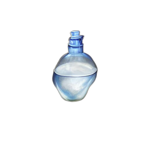 bottle, jewelry, crown, dress, 3d render, photorealistic, watercolor, concept art transparent PNG cut-out