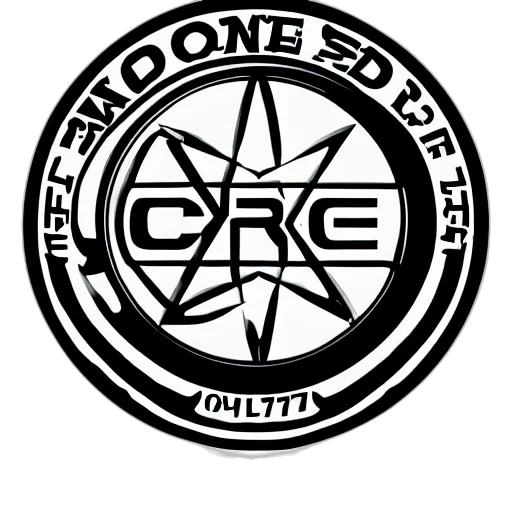 monochrome, armored, core, logo transparent PNG cut-out