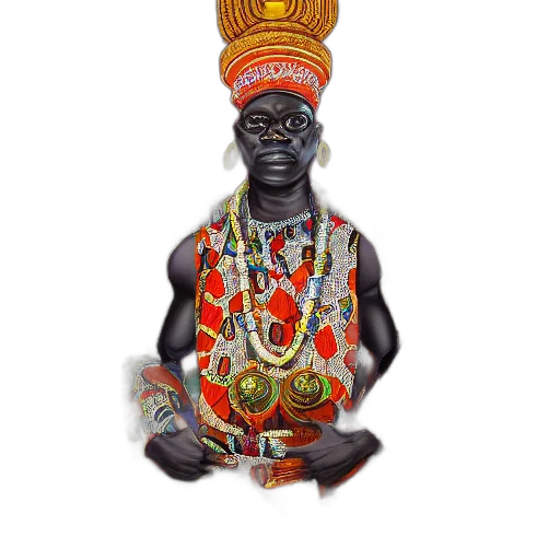 staff, crown, jewelry, mask, 3d render, oil painting, concept art, photorealistic transparent PNG cut-out