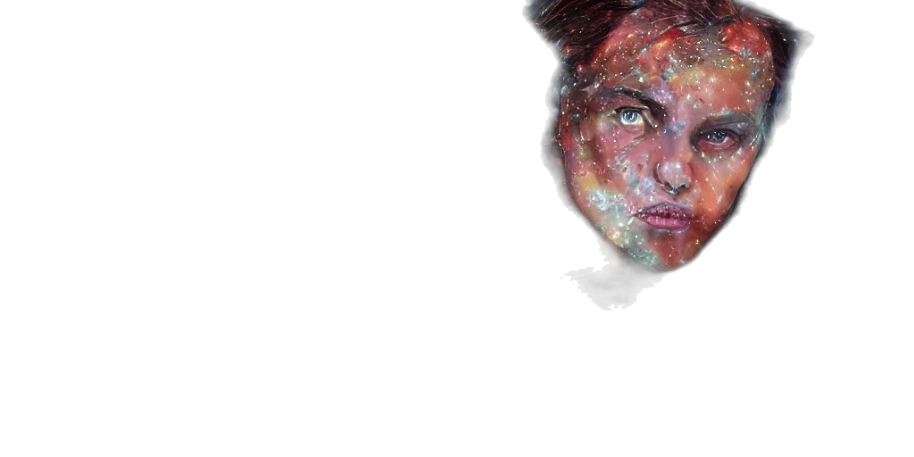 face, mask, creature, hair transparent PNG cut-out