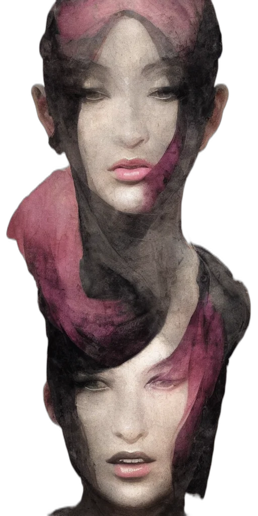 face, mask, dress, creature transparent PNG cut-out