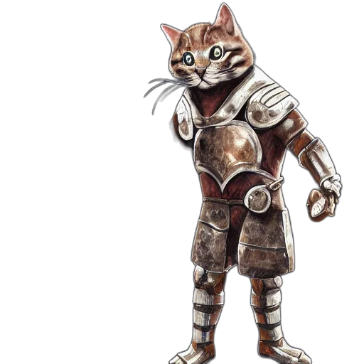 staff, robot, animal, fantasy art transparent PNG cut-out