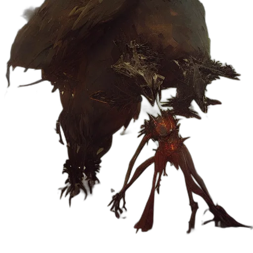 creature, staff, mask, animal transparent PNG cut-out