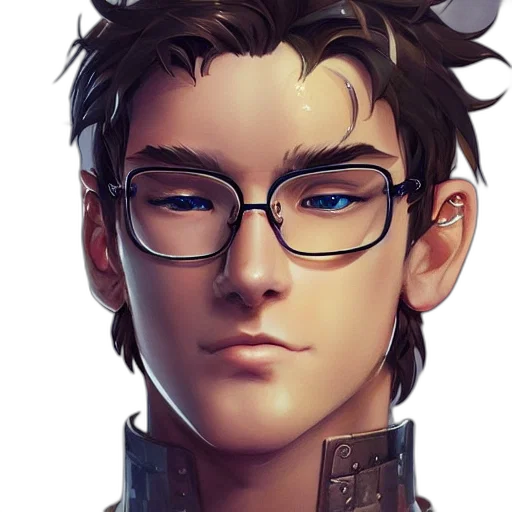 face, staff, crown, fantasy art, photorealistic, concept art, anime, earth tones transparent PNG cut-out
