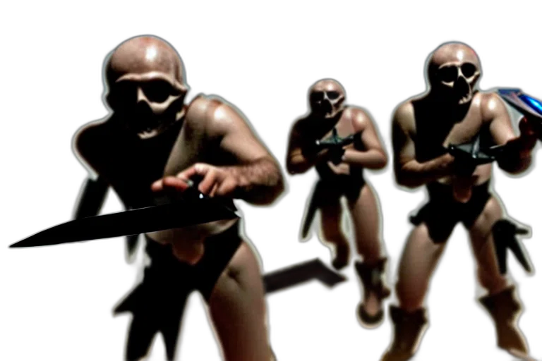 mask, weapon, staff, robot transparent PNG cut-out