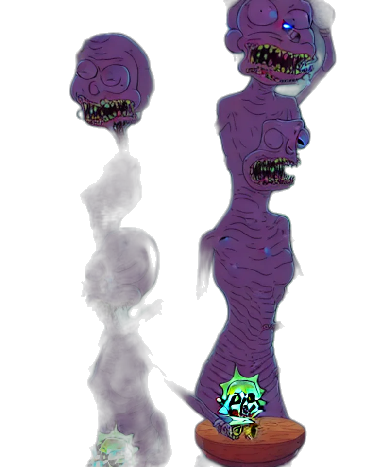 mask, staff, creature, weapon transparent PNG cut-out