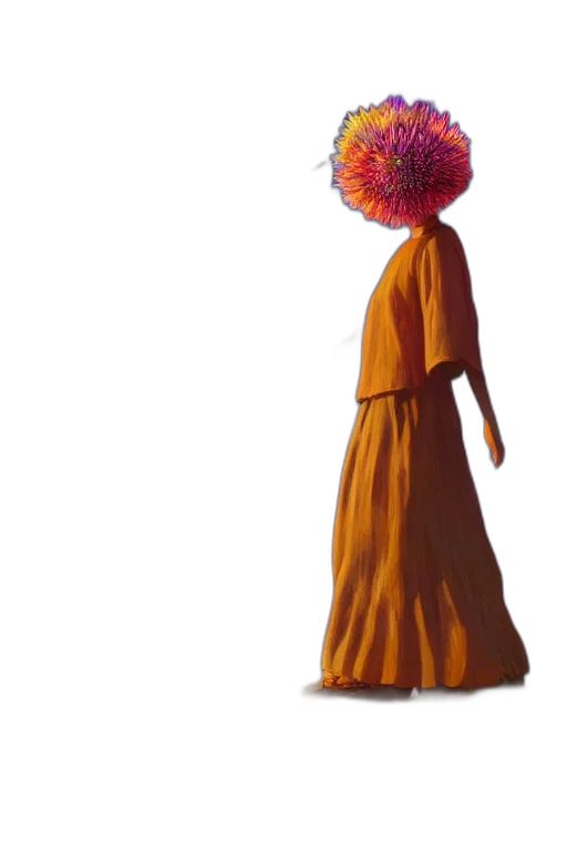 dress, flower, hat, crown transparent PNG cut-out