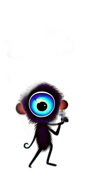 staff, creature, robot, animal, concept art, cartoon, 3d render, fantasy art transparent PNG cut-out