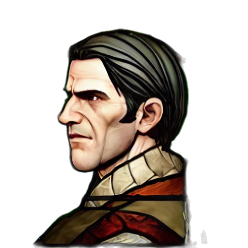 face, staff, pixel art, fantasy art, concept art, comic book art, earth tones, side transparent PNG cut-out