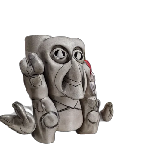 robot, mask, 3d render, concept art transparent PNG cut-out