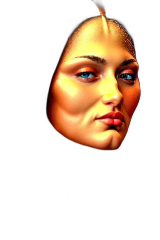 face, mask, crown, robot transparent PNG cut-out