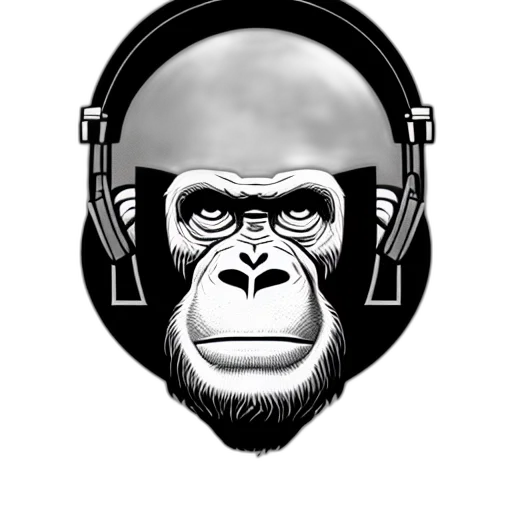 mask, face, animal, cartoon, concept art, photorealistic, comic book art, stoned transparent PNG cut-out
