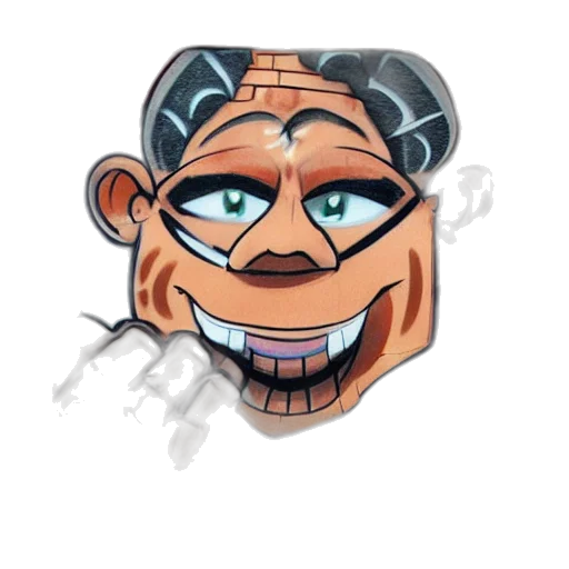 face, mask, staff, crown transparent PNG cut-out