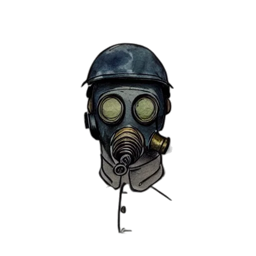 mask, weapon, jacket, staff transparent PNG cut-out