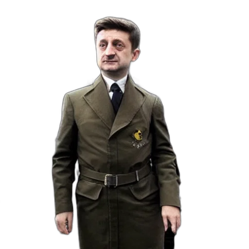 jacket, staff, concept art, 3d render transparent PNG cut-out