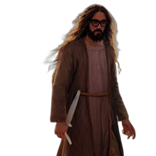 hair, staff, sword, concept art transparent PNG cut-out