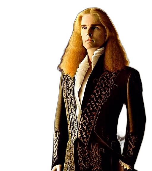 jacket, staff, fantasy art, concept art, photorealistic, majestic, gracious, regal transparent PNG cut-out