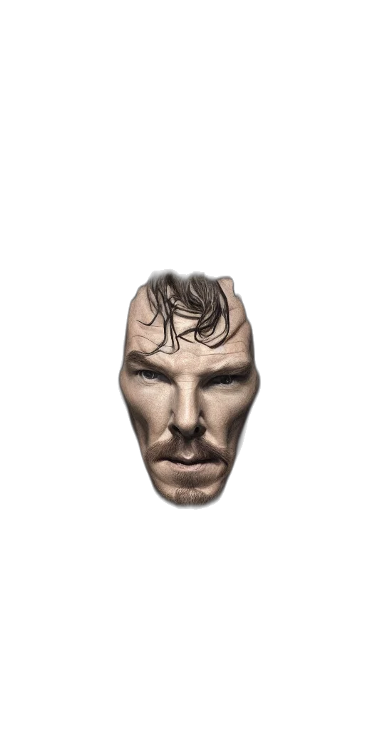 mask, face, creature, hair transparent PNG cut-out
