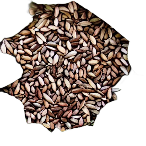 food, crown, jewelry, hair, 3d render, photorealistic, earth tones, seed transparent PNG cut-out