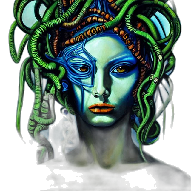 mask, creature, face, hair transparent PNG cut-out