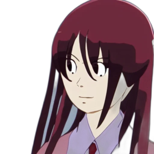 staff, face, hat, hair, anime, cartoon, pixel art, photorealistic transparent PNG cut-out