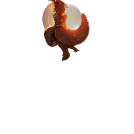 dragon, creature, staff, animal transparent PNG cut-out