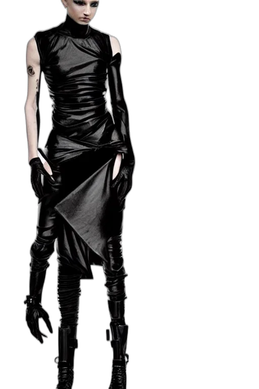 dress, jacket, staff, concept art transparent PNG cut-out