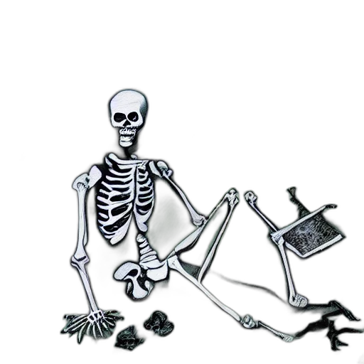 robot, jewelry, staff, furniture, concept art, alive, skeleton, painting transparent PNG cut-out