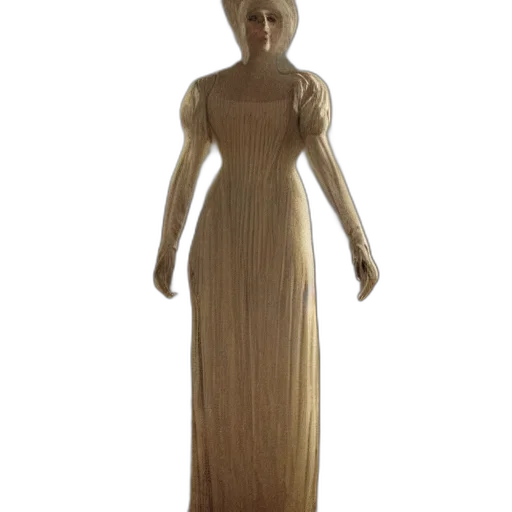 dress, jewelry, staff, 3d render, victorian, era, veduta, robot transparent PNG cut-out