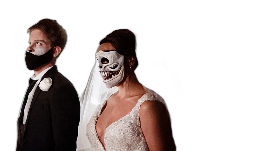mask, face, disturbing, big transparent PNG cut-out