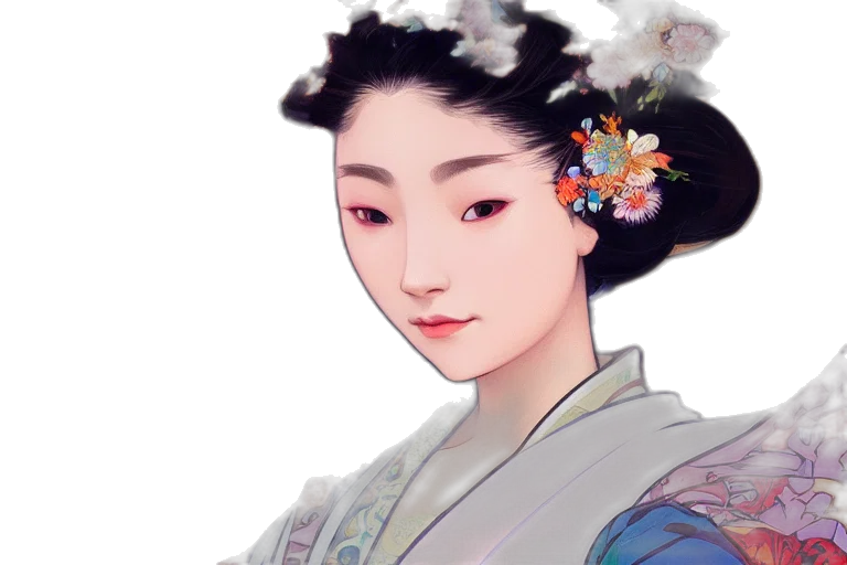 staff, face, crown, dress transparent PNG cut-out