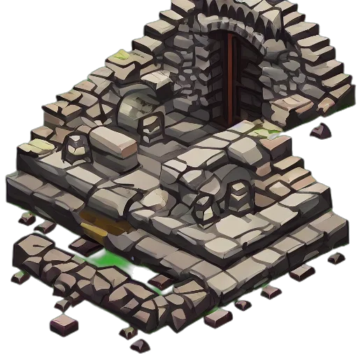 weapon, building, dragon, pixel art transparent PNG cut-out