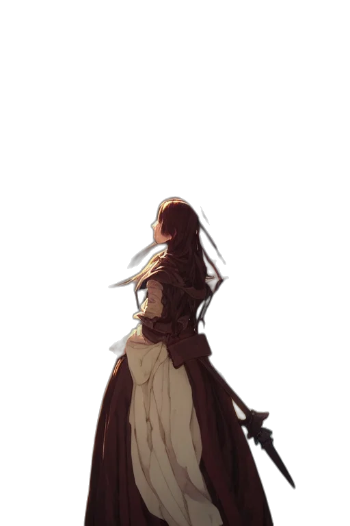 dress, staff, weapon, sword transparent PNG cut-out